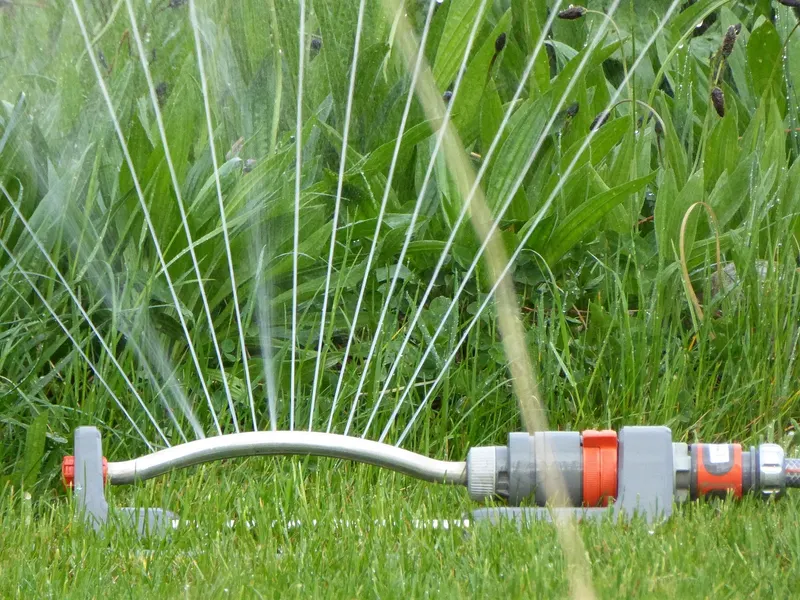 Irrigation that had been watering the driveway — Denham Springs, LA